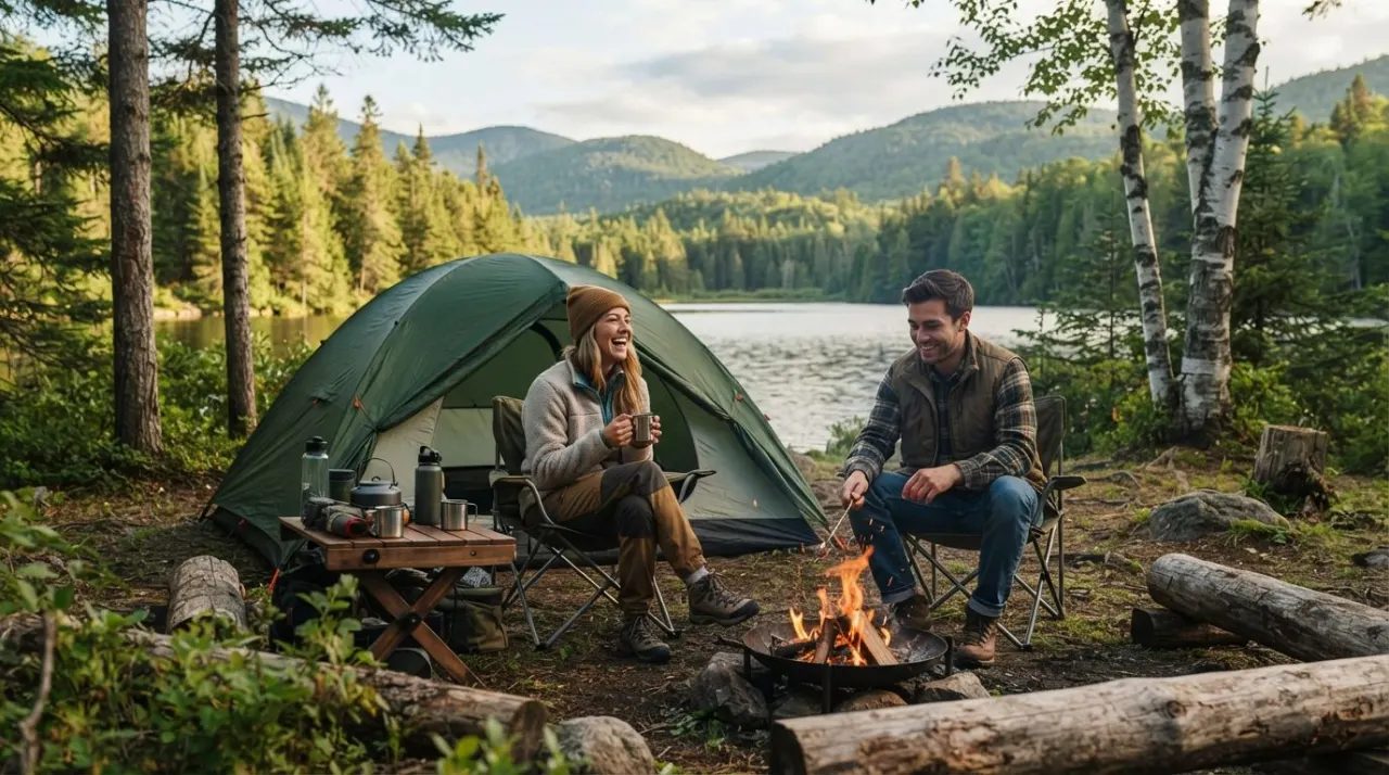 How to Go Camping for Beginners illustration