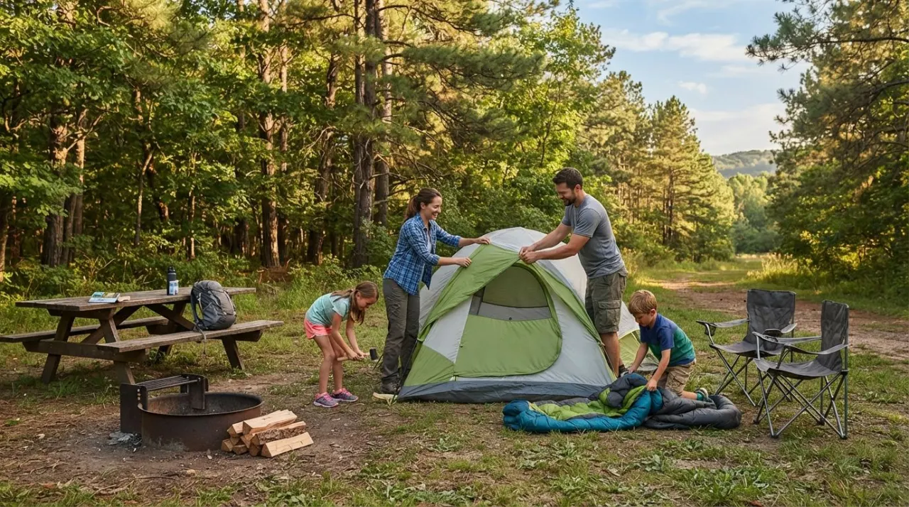 How to Camp for the First Time illustration