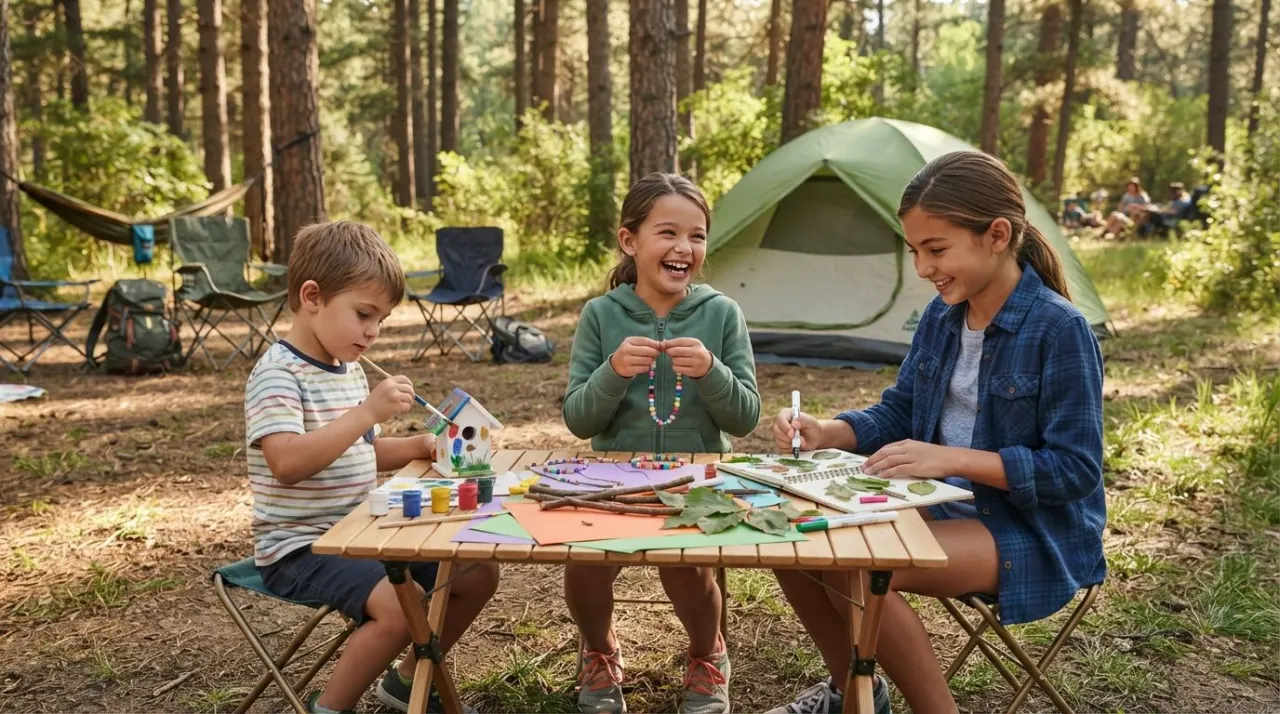 Camping Activities for Kids illustration