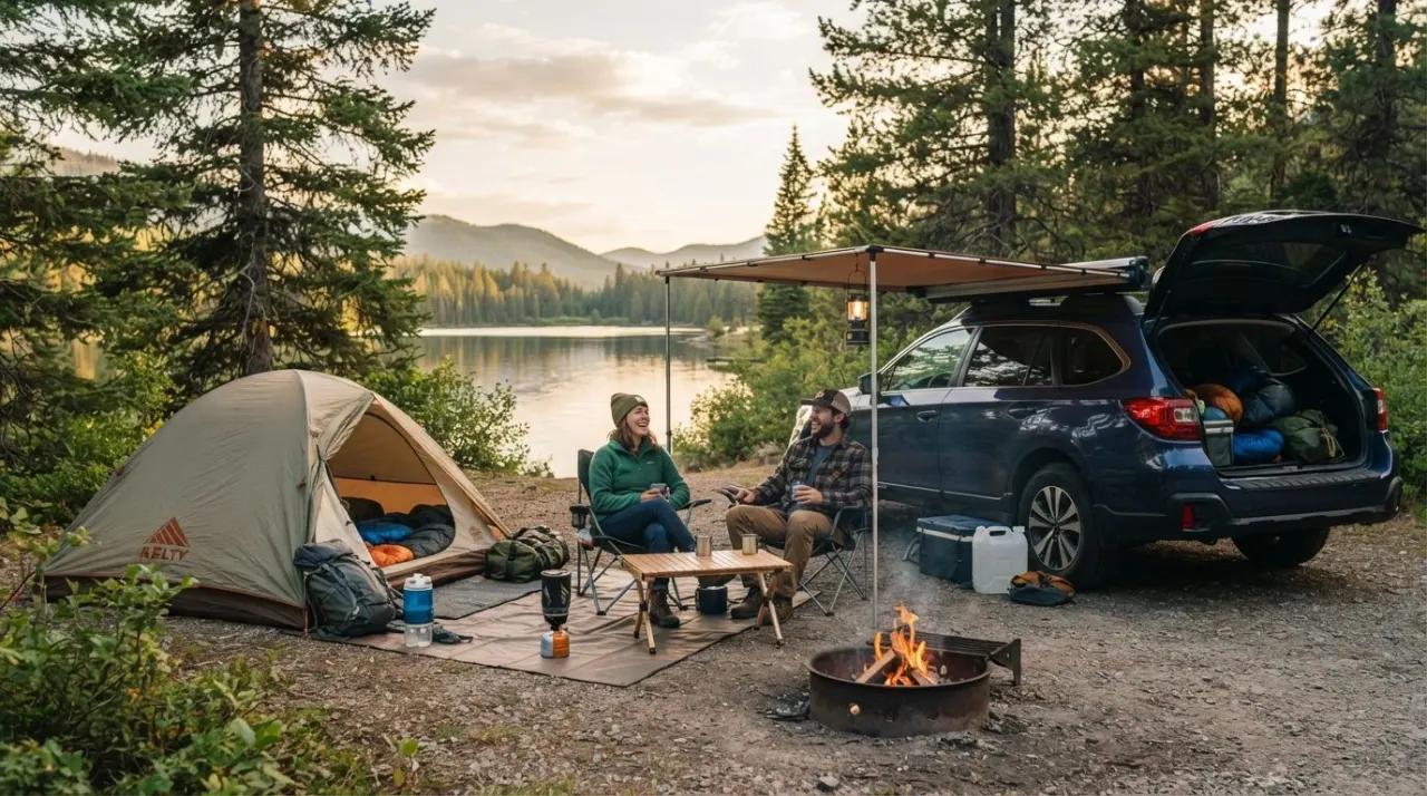 Car Camping for Beginners illustration
